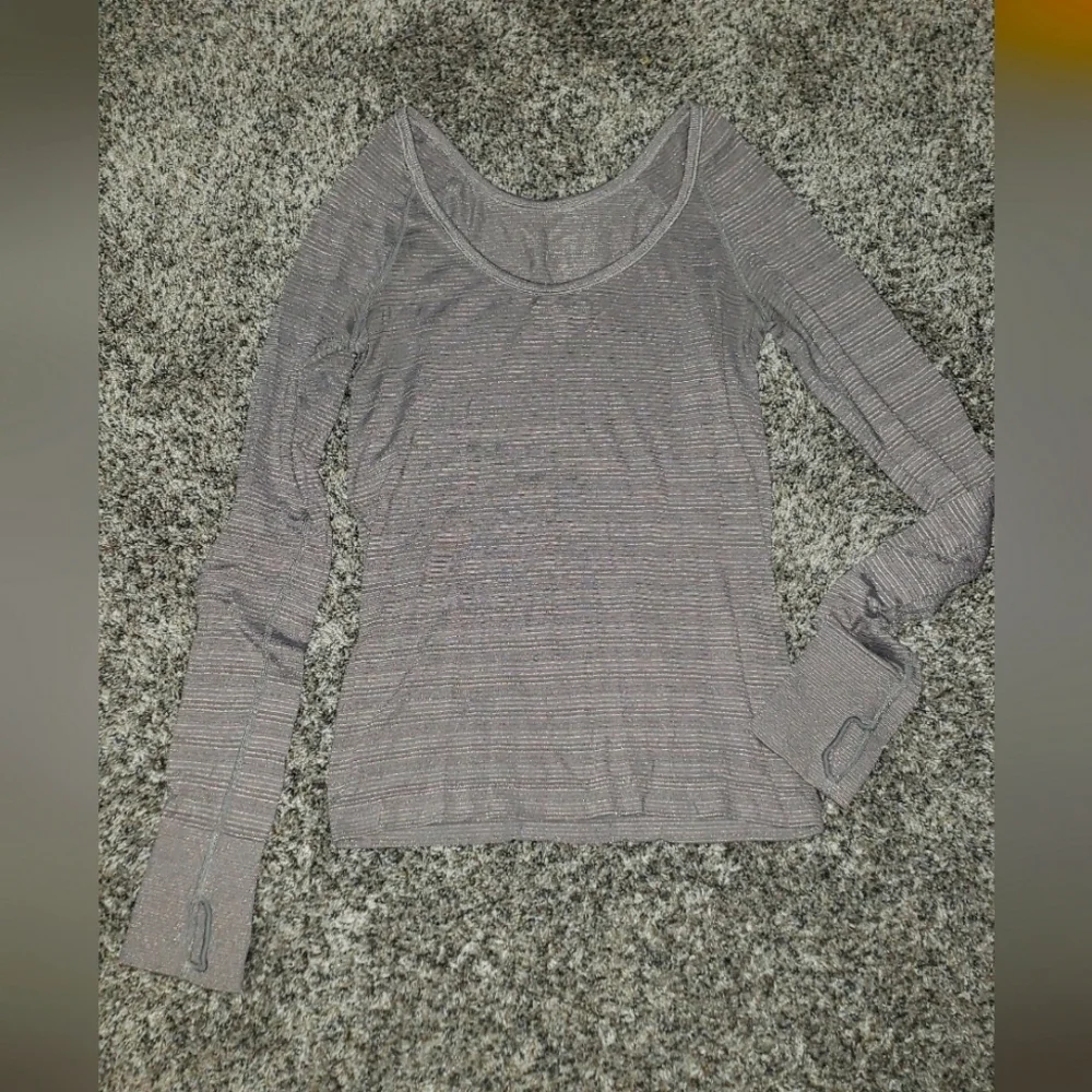 Athleta| Fitted Ribbed Long Sleeve Top